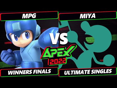 Apex 2022 Winners Finals - Miya (Game & Watch) Vs. MPG (Mega Man) - SSBU Ultimate Tournament
