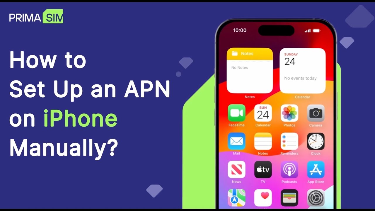 How to Setup an APN on iPhone manually? #esim