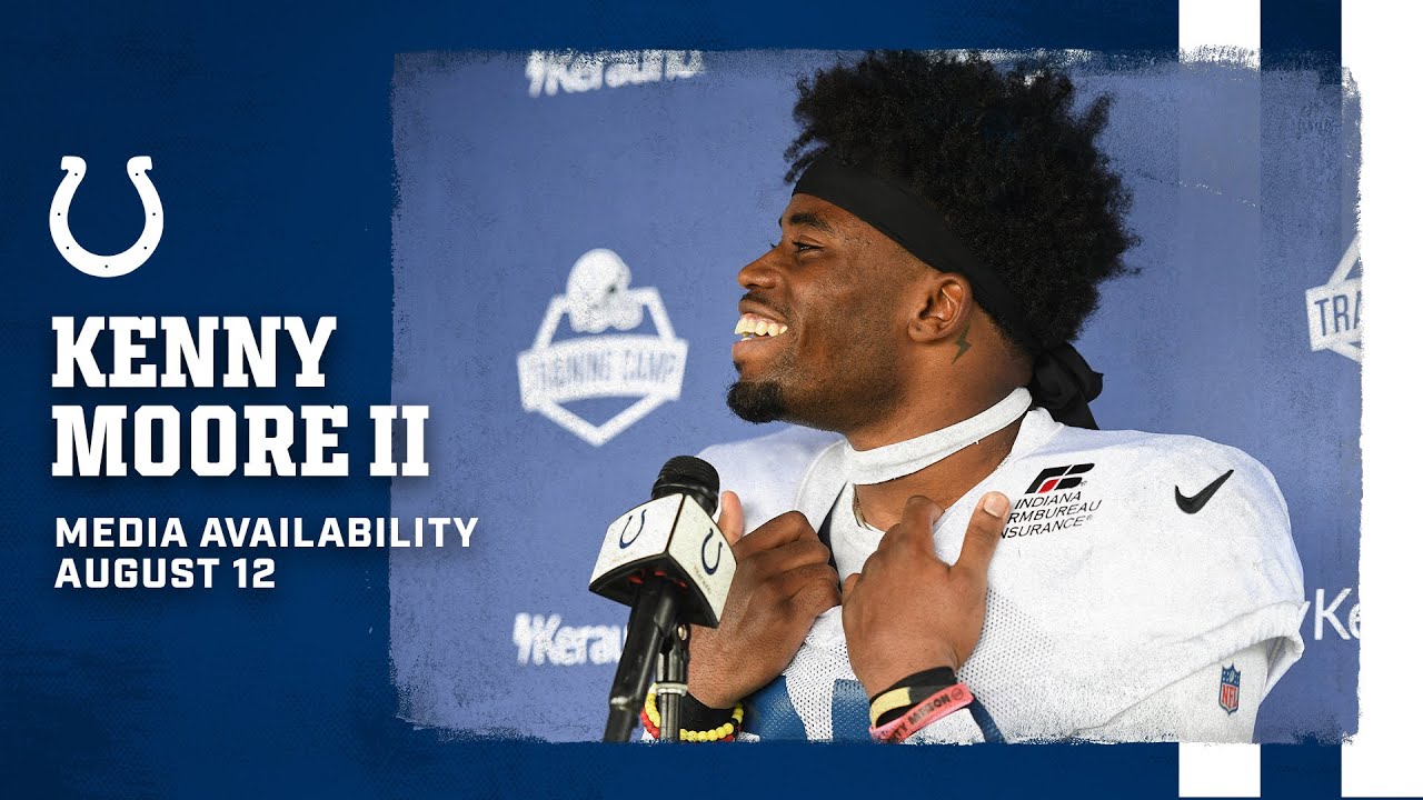 Kenny Moore II Training Camp Availability | August 12