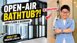 Open-Air Bathtub in a Singapore Condo! Hidden Bathroom Feature Makes This Singapore Condo Special