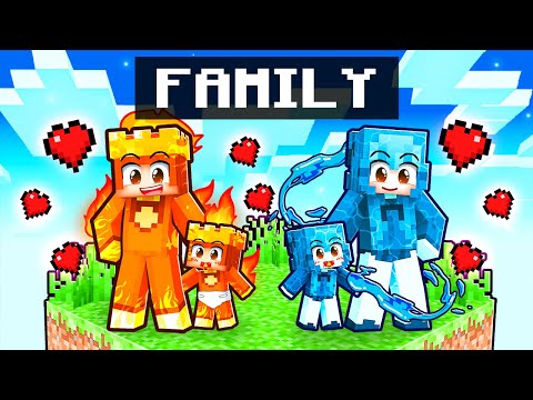 UNBELIEVABLE: Elemental Family in Minecraft!