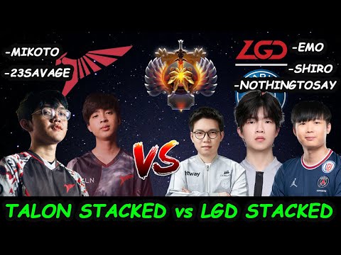 23savage Mikoto vs NothingToSay Shiro Emo - Talon Duo vs PSG.LGD Duo SEA RANKED