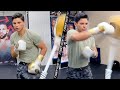 RYAN GARCIA BACK IN THE GYM BUSTING UP COBRA BAG! SENDS FANS A MESSAGE ON HIS RECOVERY