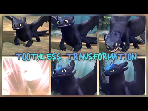 Toothless becomes alpha - TOOTHLESS TRANSFORMATION TO TITAN (Dragons: Titan Uprising)