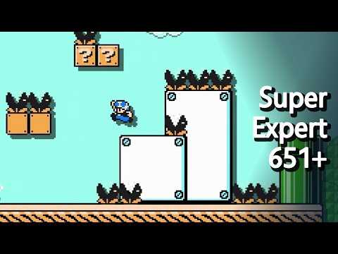 Super Expert Endless 651+ Clears in Mario Maker 2