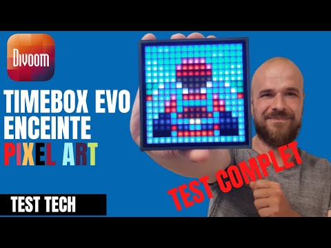 [Tech] Test de l'enceinte Bluetooth avec PIXEL ART DIVOOM Timebox-evo francais