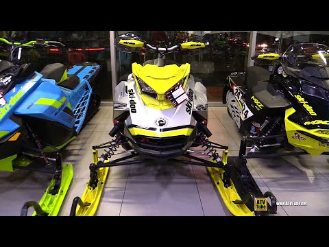Ski Doo MXZ X-RS 850 Snowmobile 2020 Model - Walkaround Tour