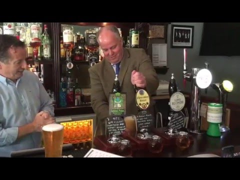 "Can I have a job" asks Andrew RT Davies, visiting Archies Bar in Prestatyn