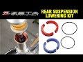 Zeta - Rear Suspension Lowering Kit (-30mm) Video