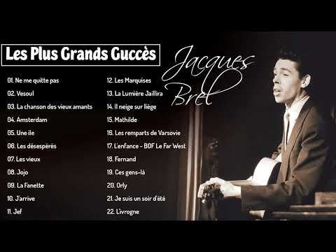 Jacques Brel ✨ Les Plus Belles Chansons  🏆 Meilleur chansons de Jacques Brel Vol 20 #jacquesbrel