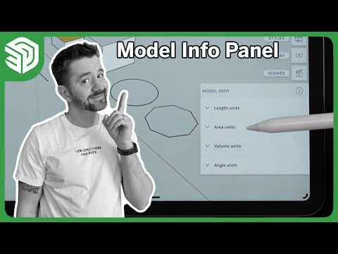 Model Info Panel - SketchUp for iPad Square One