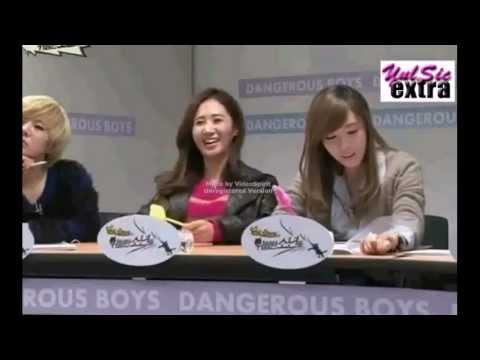YulSic Extra Moment 6 - Yuri laughs at Sica (SNSD and Dangerous boys moment)