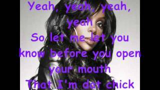 I&#39;m dat chick- Kelly Rowland lyrics