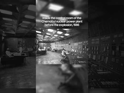 Inside the Chernobyl Nuclear Control room before the explosion…
