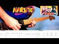 Naruto TAB The Raising Fighting Spirit Guitar Cover