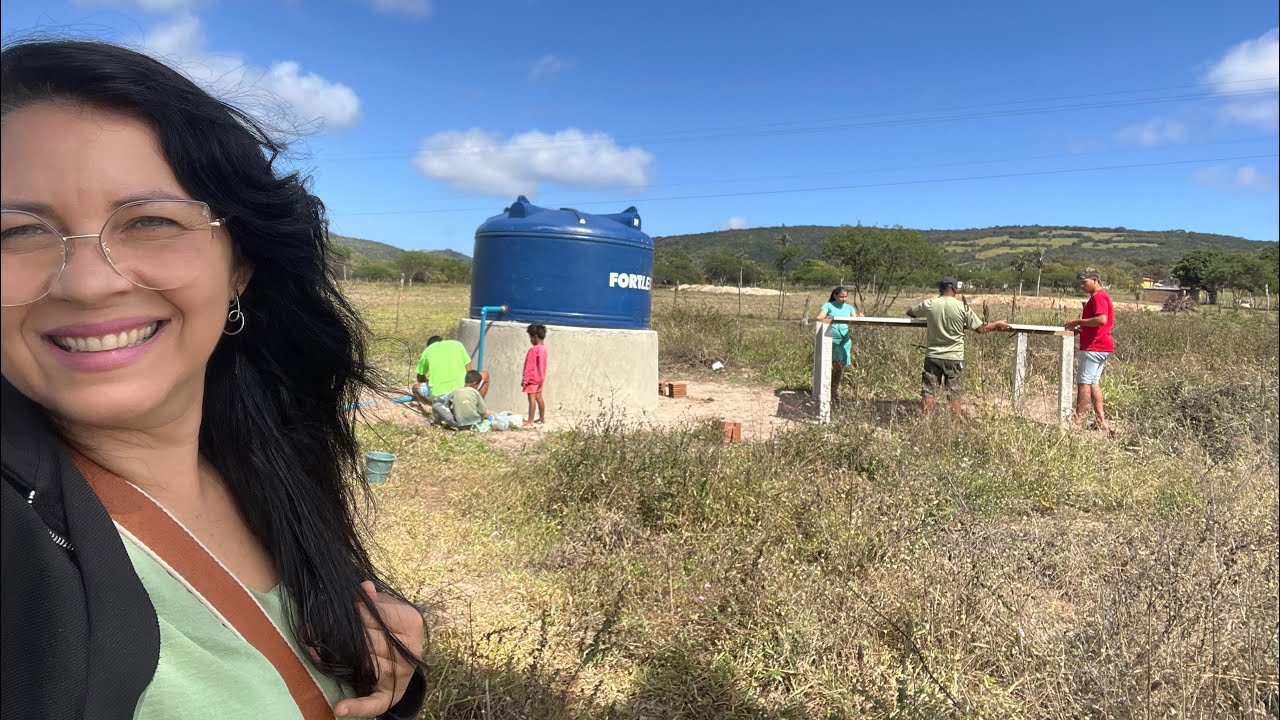 INSTALAÇÃO DA PLACA SOLAR NO POÇO DE CHARLES