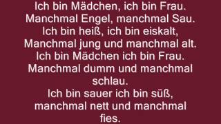 LaFee Ich bin ich lyrics