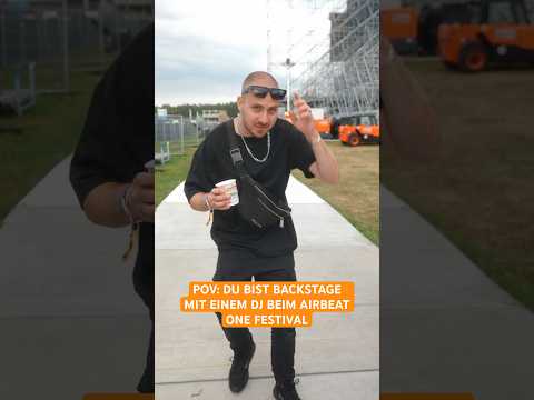 POV: Backstage beim Airbeat One Festival! 🤫🤯 #airbeatone #festival #justinpollnik #dj