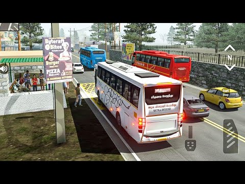 City Coach Bus Simulator  | Indian Bus Driving Game  Offroad & City Traffic Gameplay
