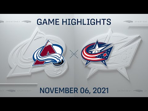 NHL Highlights | Avalanche vs. Blue Jackets - Nov. 6, 2021