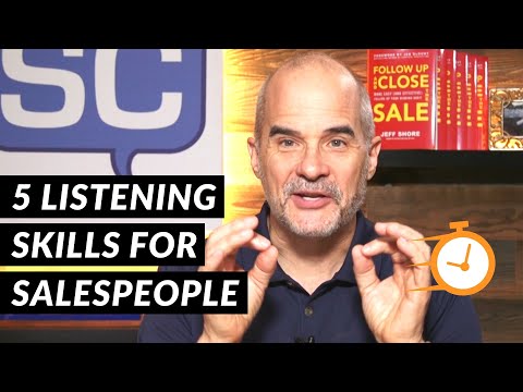 5 Listening Skills for Salespeople | 5 Minutes Sales Training