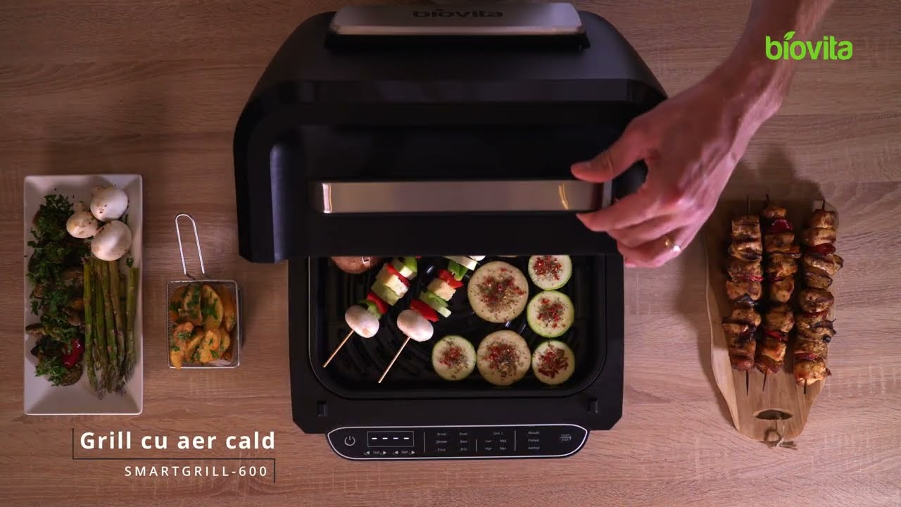 Grill cu aer cald Smartgrill-800, 6L, 1750W