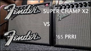 Video thumbnail for Fender Super Champ x2 vs 65 Princeton Reverb PRRI Shootout by Wilson Guitars