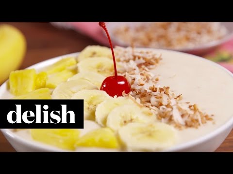 Pina Colada Smoothie Bowls | Delish