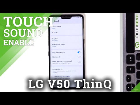 How to Enable Touch Sounds in LG V50 ThinQ – Find Tap Sound Feedback