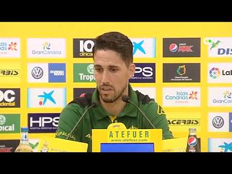 Fidel vuelve con Las Palmas a Almería donde espera acabar el bache sin goles