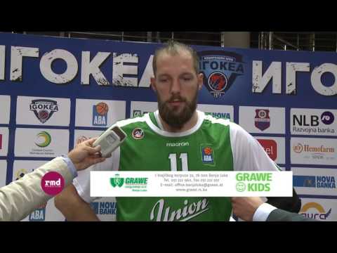 KOŠARKA - ABA LIGA 3. kolo, Igokea vs Olimpija 73:72 - Stevan Milošević, KK "Olimpija" / IZJAVA