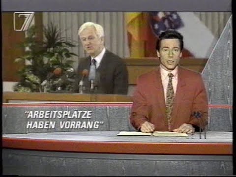 Eine Ausgabe PRO7 - SPÄTNACHRICHTEN mit NORBERT ANWANDER (FRAGMENT) (APRIL 1991)