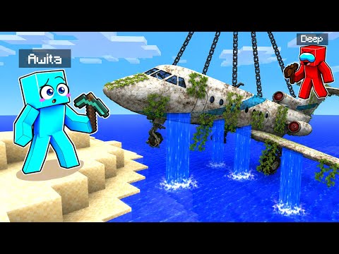 Encontramos Un AVION ABANDONADO en Minecraft!
