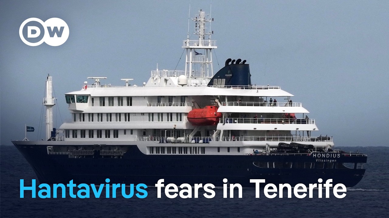 Hantavirus fears spark Tenerife protests as cruise ship Hondius heads to the island | DW News