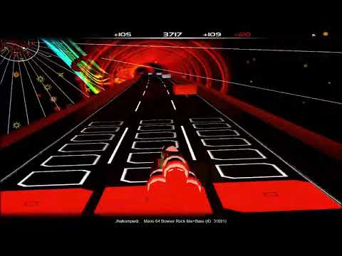 Jhalkompwdr - Mario 64 Bowser Rock Mix+Bass (Audiosurf)