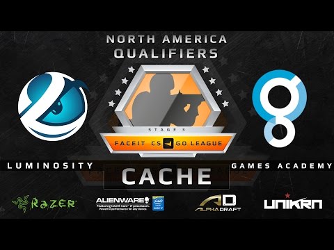 Luminosity vs Games Academy - Map 2 - Cache (FACEIT League Stage 3 NA Qualifier)
