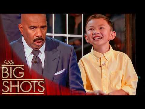 Steve Harvey Meets His Match with a 7-Year-Old Math Genius | Little Big Shots