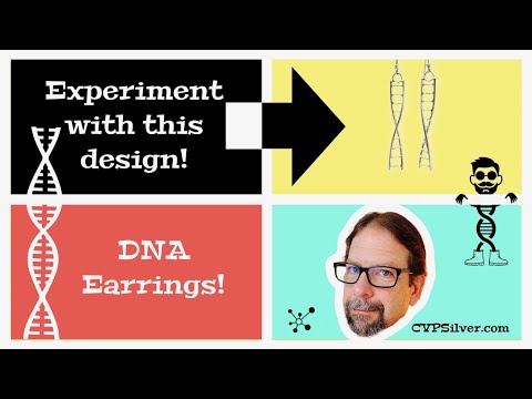 Silversmithing: Make DNA Earrings