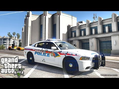 GTA 5 MODS LSPDFR 832 - CHARGER PATROL!!! (GTA 5 REAL LIFE PC MOD)