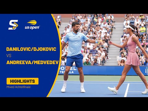 Djokovic/Danilovic vs. Medvedev/Andreeva | Highlights | Mixed Achtelfinale - US Open 2025 | SETV