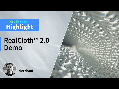 What's New In KeyShot 10 Webinar Highlight - RealCloth™ 2.0
