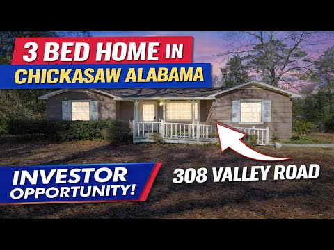 308 Valley Road Chickasaw AL | Classic 3BR Home with Hardwood Floors & Huge Yard