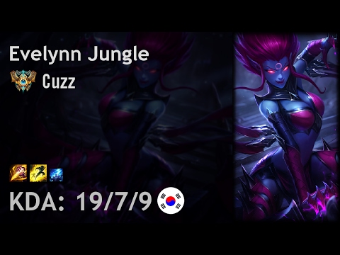 Evelynn Jungle vs Graves - Cuzz - KR Challenger Patch 7.3