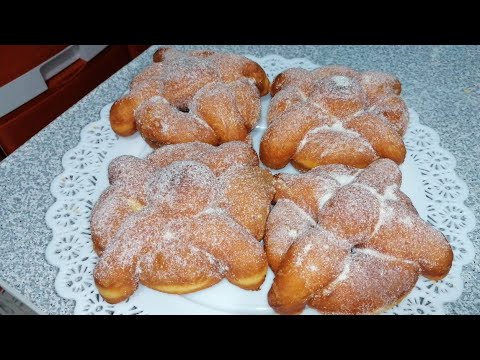 Pan de muerto sin horno. Quieres hacer pan de muerto pero no tiened horno aquí está y queda perfecto