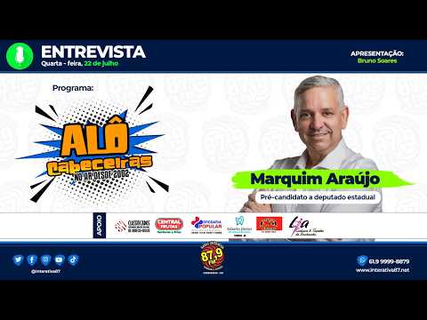 🔴​ ENTREVISTA | MARQUIM ARAÚJO, PRÉ-CANDIDATO A DEPUTADO ESTADUAL DE GOIÁS