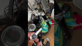 Where does the ignition key go on a 2018 Harley Davidson softail FLSL￼