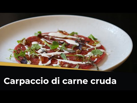 Segreti per CONDIRE UN CARPACCIO di carne Cruda piemontese