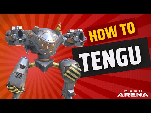 Tengu waiting for Ember Guns | Mech Arena