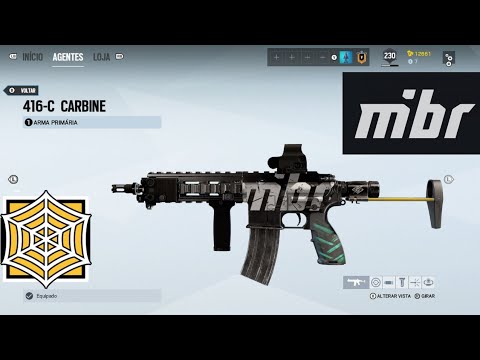 RAINBOW SIX SIEGE - MIBR Weapon Skin! Carabine 416-C Jäger - Crimson Heist #214