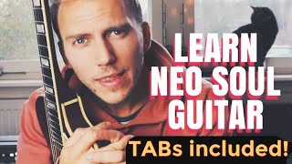 Learn Neo Soul Guitar - with TABs! (Mac Ayres - "Under")